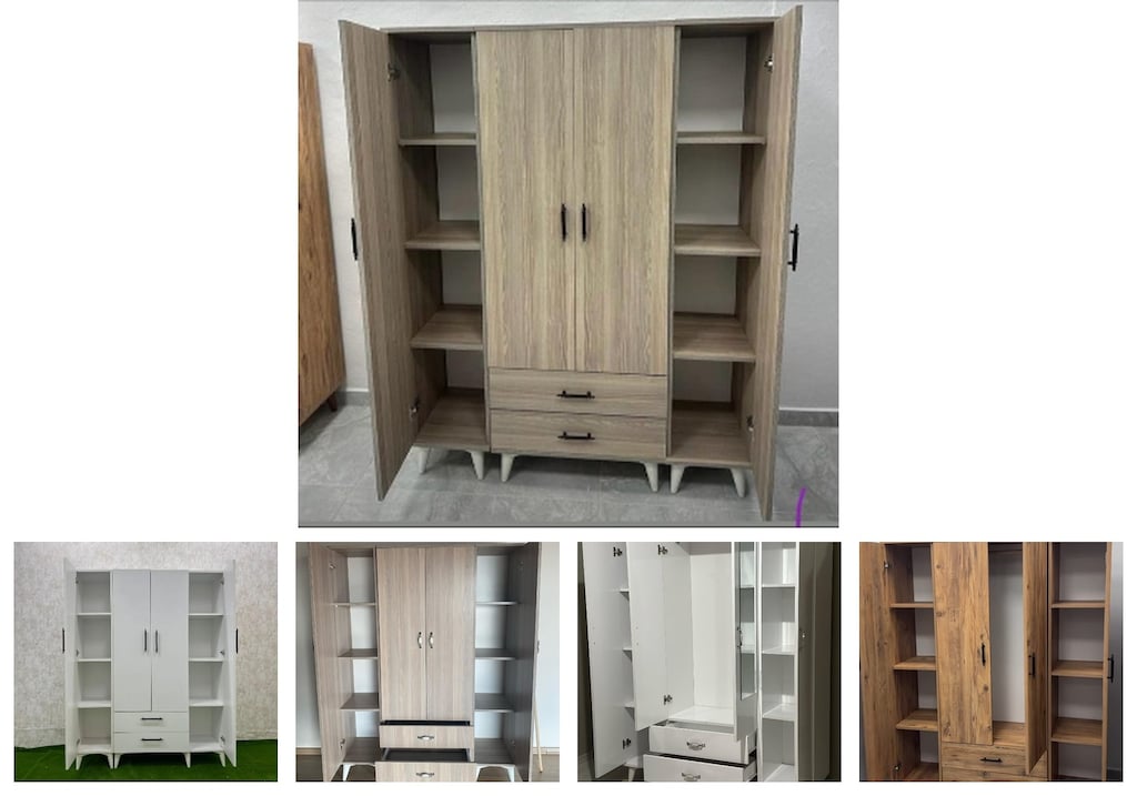 4 kapaklı elbise dolabı akwlagnwdl - 2