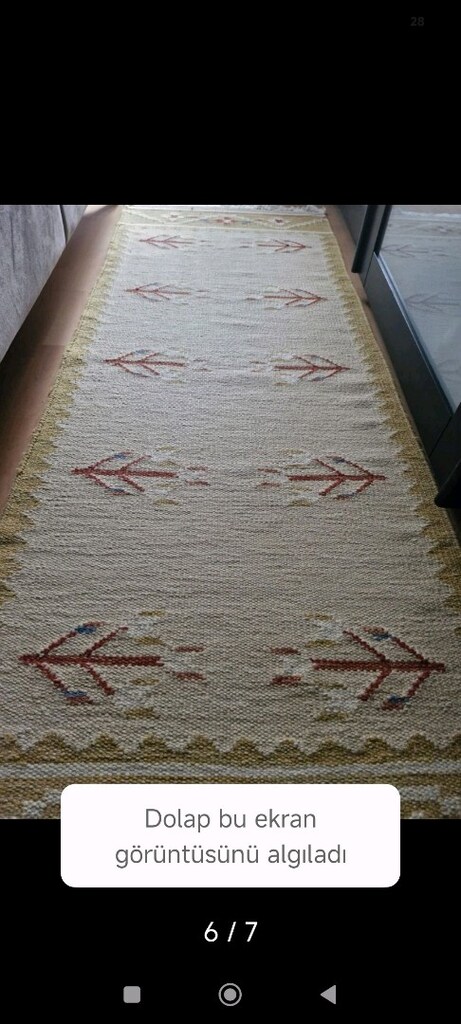 el dokuma kök boya 5 adet kilim - 4