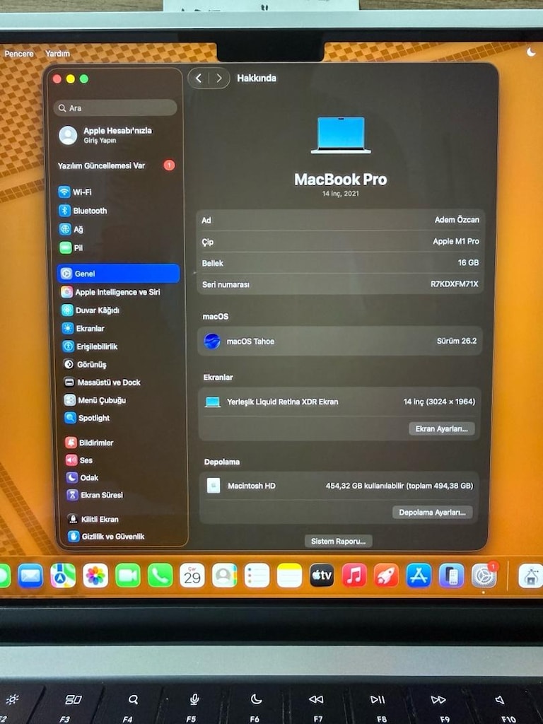 MacBook Pro / M1 Pro / 14 inç / 16 GB Ram / 512 GB Ssd - 2