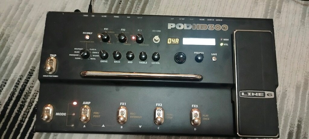 POD HD300 Efekt Pedalı - 5