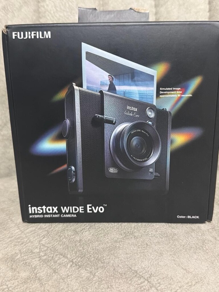 Fujifilm Instax Wide Evo Hibrit Anında Baskı Fotoğraf Makinesi – Siyah - 7