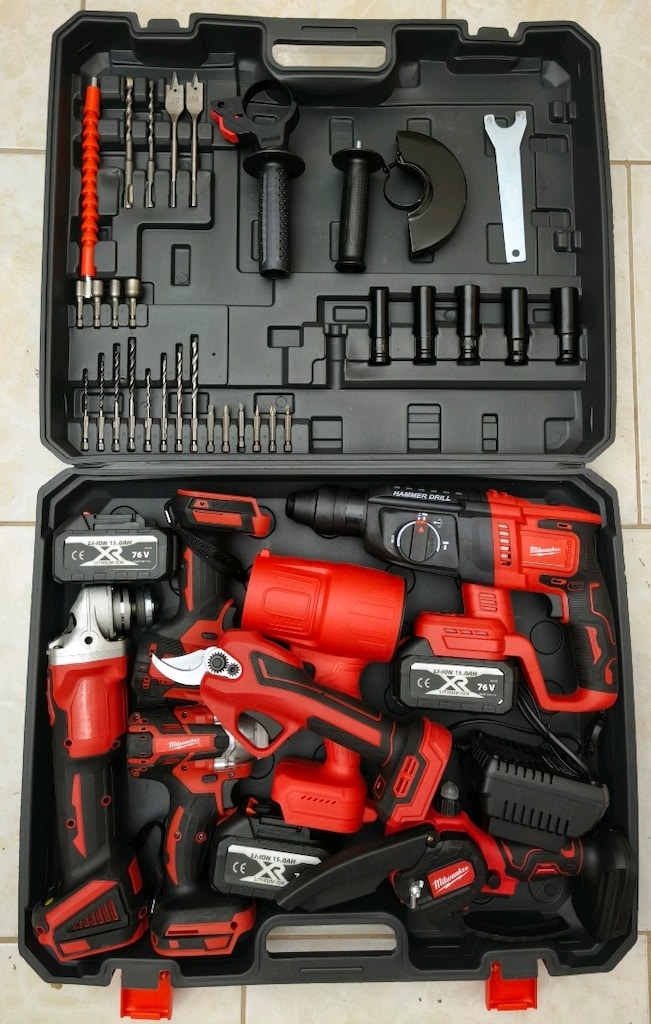Şarjlı Matkap 7'Li set - 2