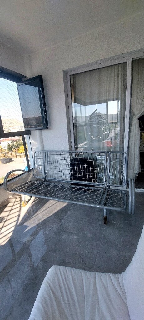 yatak olabilen tasarım metal koltuk - 2