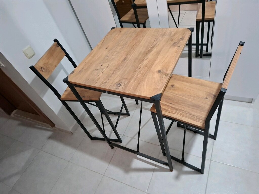 bar masası ve iki adet bar sandalyesi - 3
