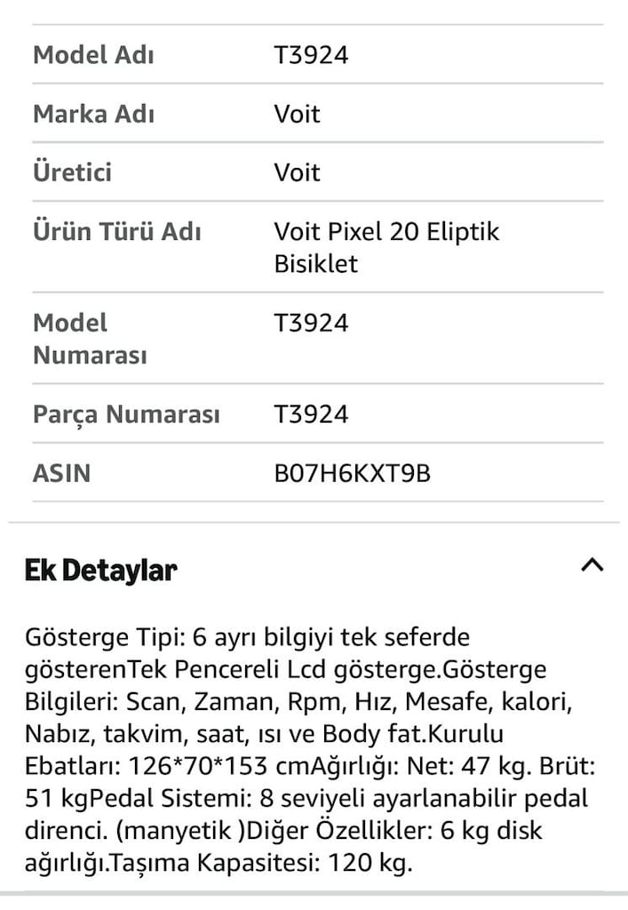 Volta Eliptik Bisiklet - 3