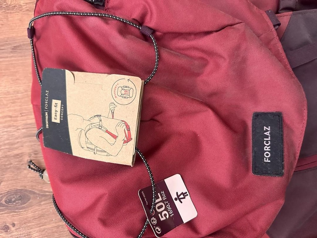 FORCLAZ MT100 Easyfit 50L Trekking ve Kamp Sırt Çantası (SIFIR) - 2