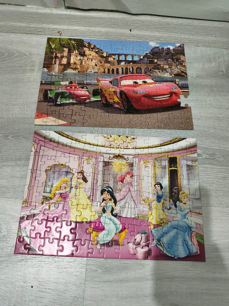 şimşek araba ve prenses puzzle - 2