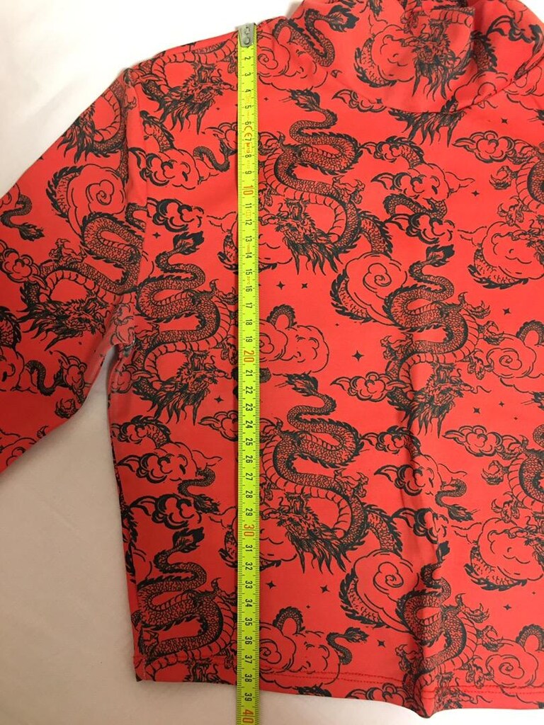 Bershka kırmızı ejderha bluz - 6