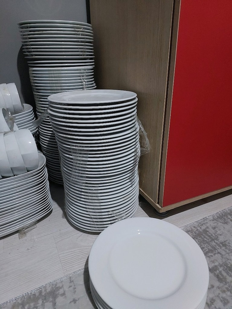 TANE 150tl...101 adet kütahya porselen servis tabağı 27cm - 4