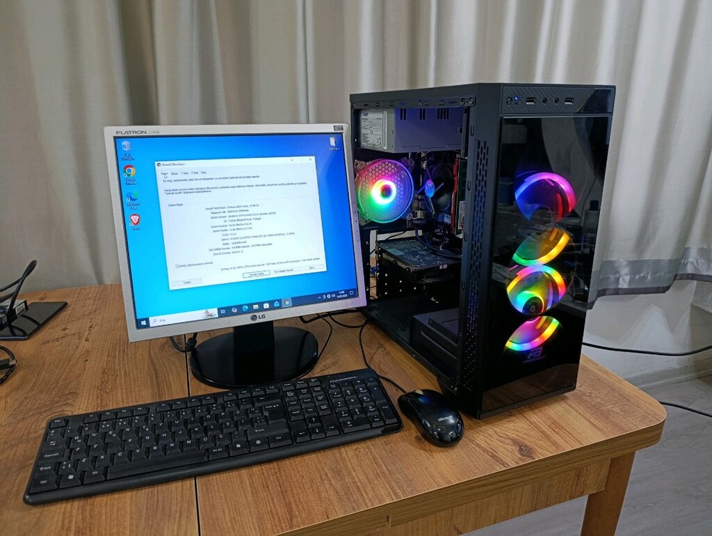 Bilgisayar masaüstü i7 128 GB/ 16 GB RAM / 4 GB Ekran kartı kapak var - 8