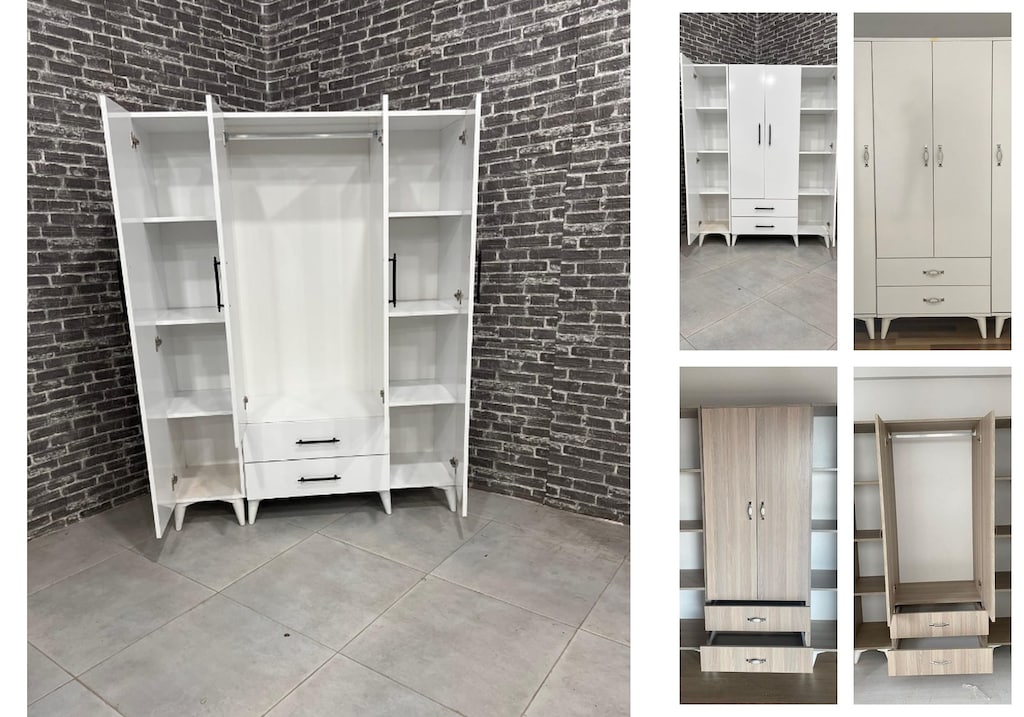 4 kapaklı elbise dolabı rkwtpnthcw - 5