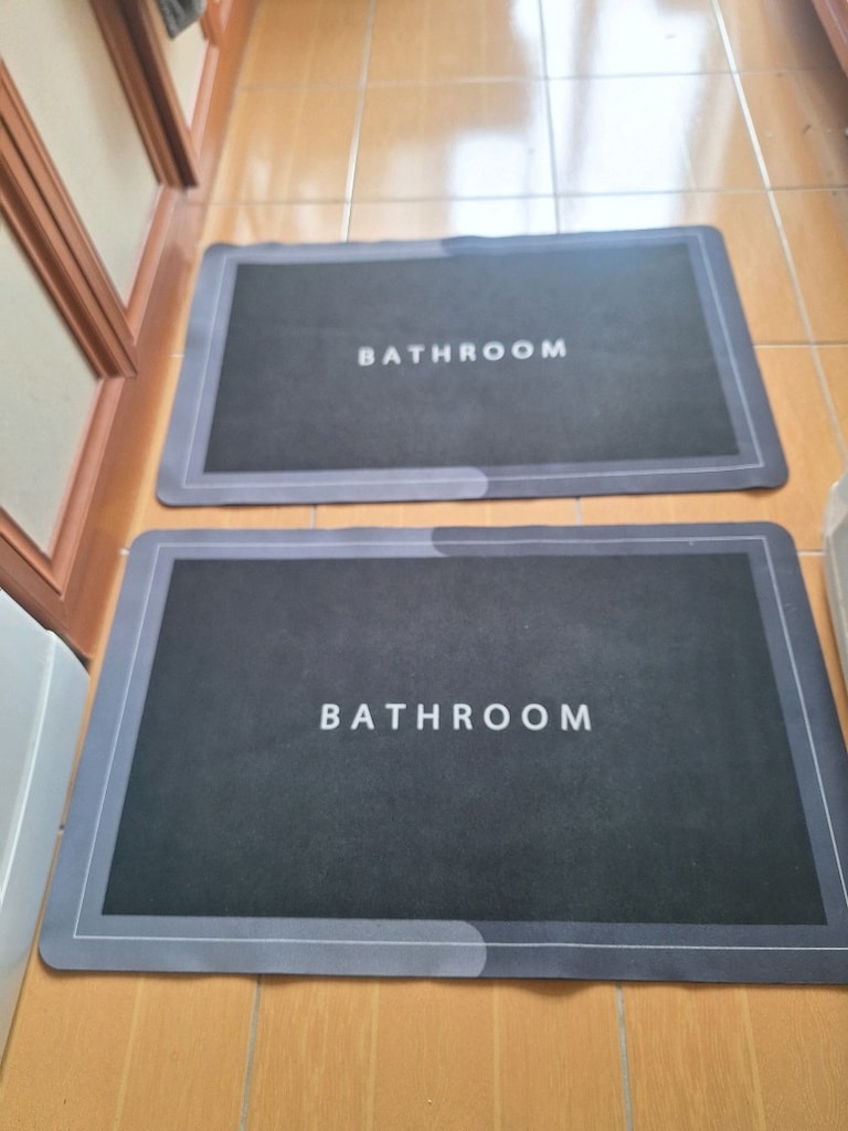 su geçirmez Kaymaz taban banyo paspası ölçüsü fotoda da mevcuttur - 12