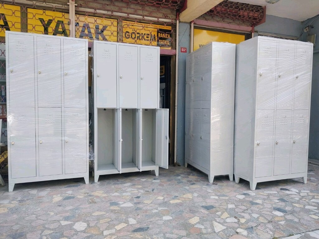 6 KAPILI METAL PERSONEL SOYUNMA DOLABI UCRETSİZ TESLİMAT - 5