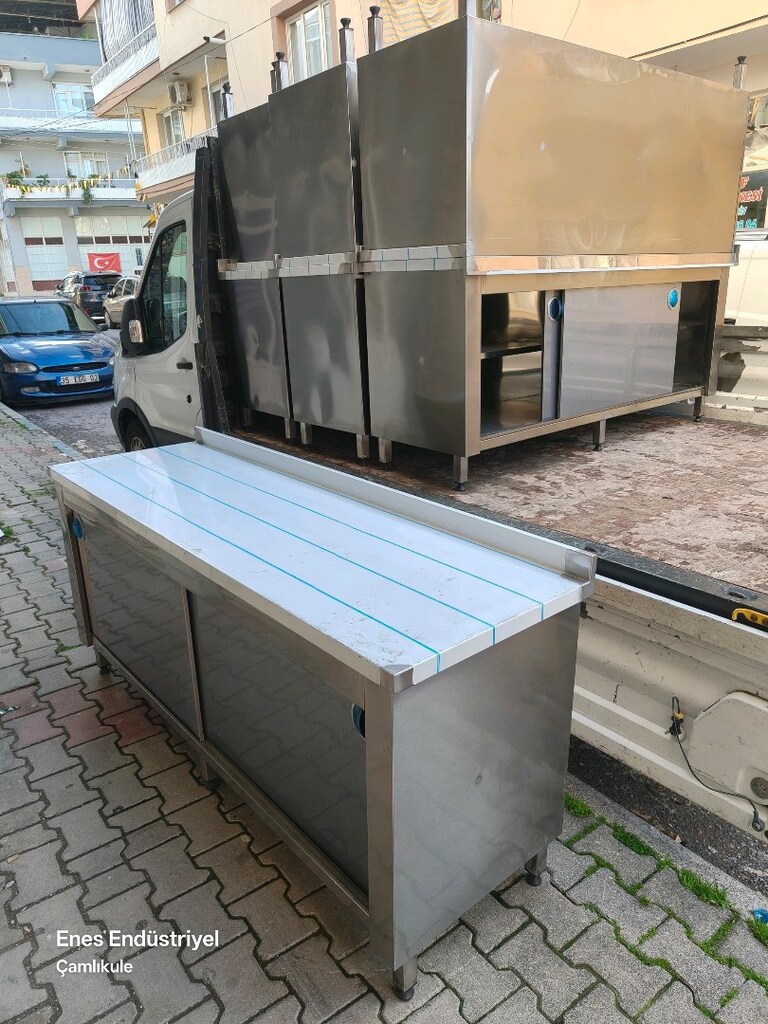 sürgü kapaklı krom çalışma tezgahı - 3