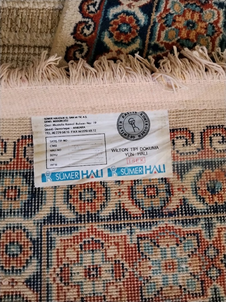 Sümerbank sâf yün halı - 4