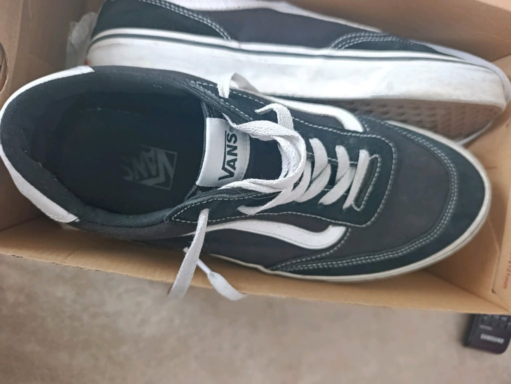 Erkek VANS BROOKLYN LS (SİYAH / BEYAZ) 44 numara - 7