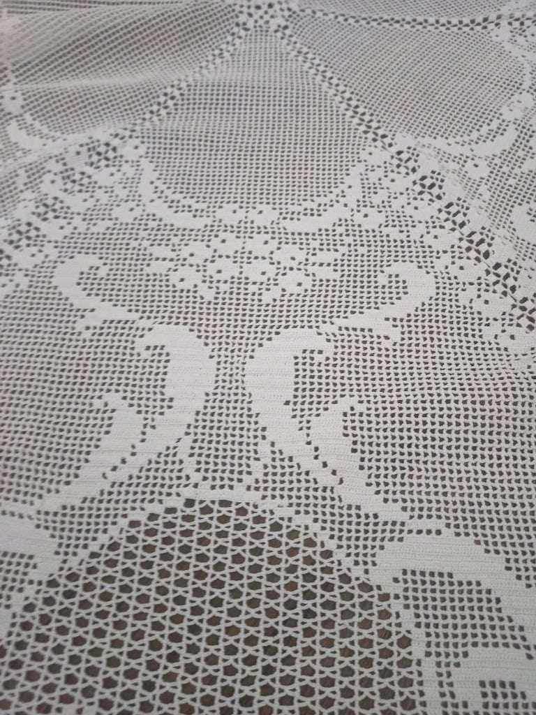 SİFİR DANTEL YUVARLAK MASA ORTUSU 140 cm - 5