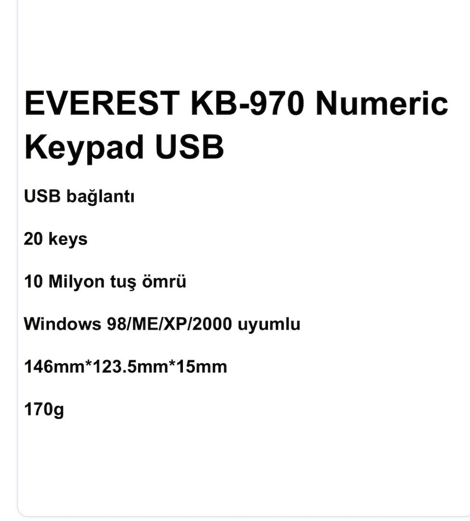 EVEREST KEYBOARD - 5