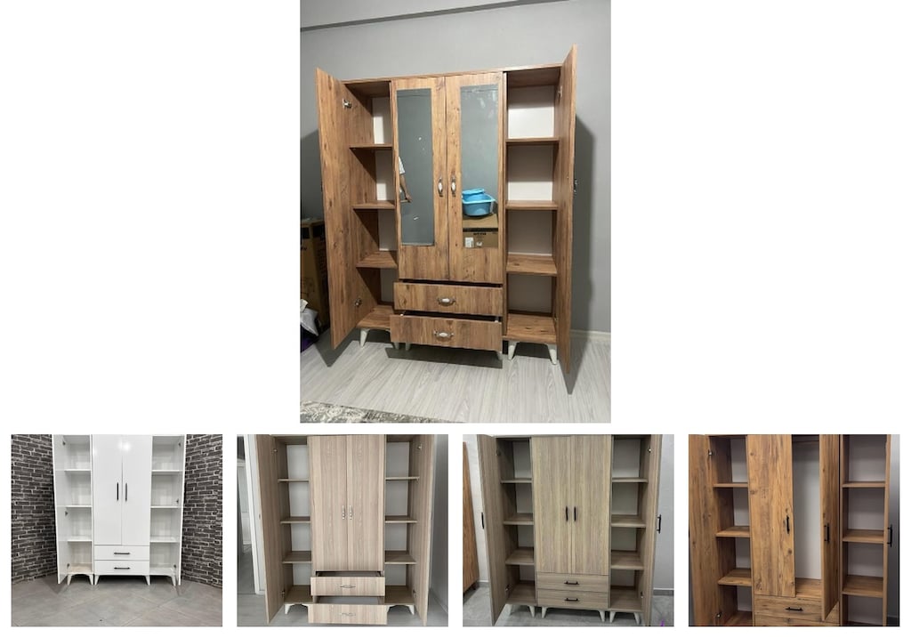 4 kapaklı elbise dolabı mqzcipjhck - 2