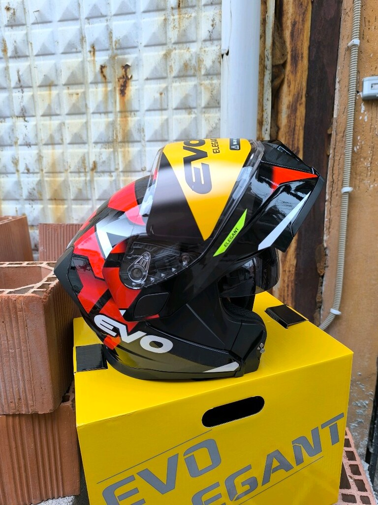 Kask EVO Çene Açılır Güneş Vizörlü Sıfır Hiç Kullanılmadı Beden M - 6