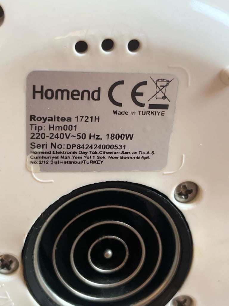 Homend 1721H Çay Makinesi Su Haznesi - 8