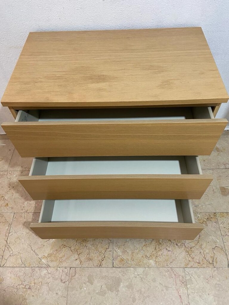 ikea malm şifonyer masif - 3