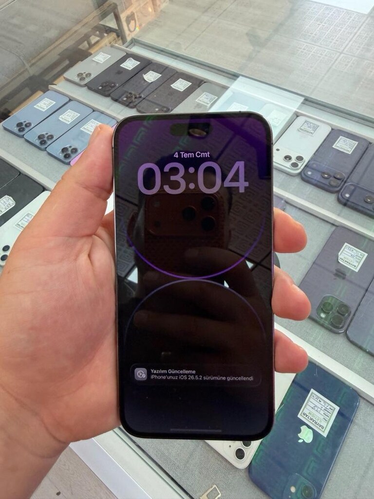 İPHONE 14 PROMAX 256 GB HAFIZA PİL DURUMU 77 fatura şarj kablosu mev - 5