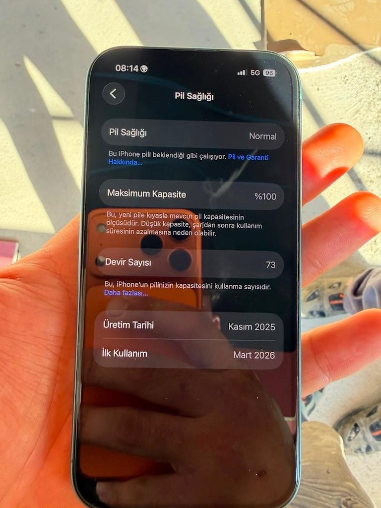 İphone 16 açık mavi renk temiz cihaz - 3