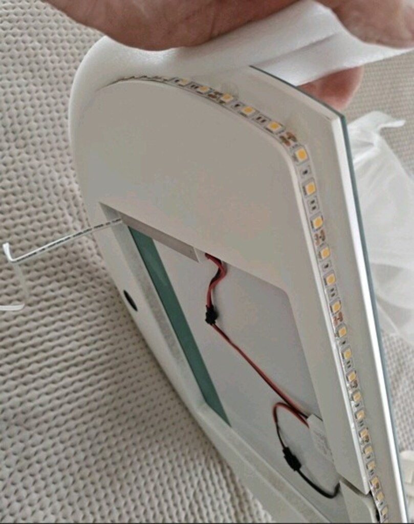 Sıfır Banyo takım lavabo dolabı/LED ayna/beyaz lavabo - 8
