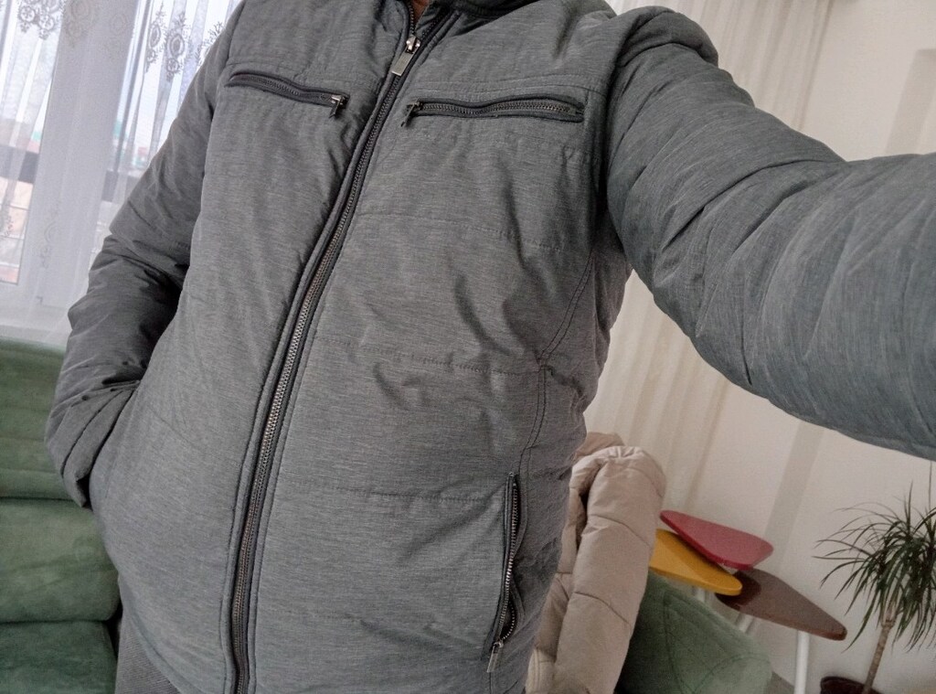 LC Waikiki marka, M, beden, içi elyaflı fermuarlı kışlık mont. - 8