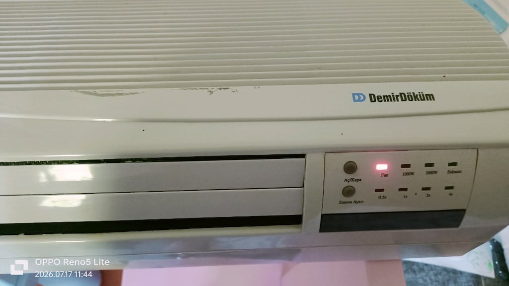 Demirdöküm ısıtıcı ve soğutucu fan sıfır ayarındadır - 2