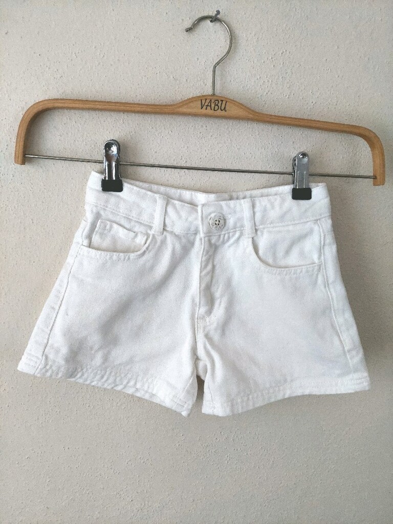 LCW kız çocuk beyaz Jean şort - 2