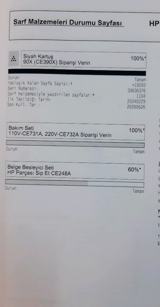 HP LAZER YAZICI M4555MFP TARAYICI FAX FOTOKOPİ DUPLEX NETWORK - 3