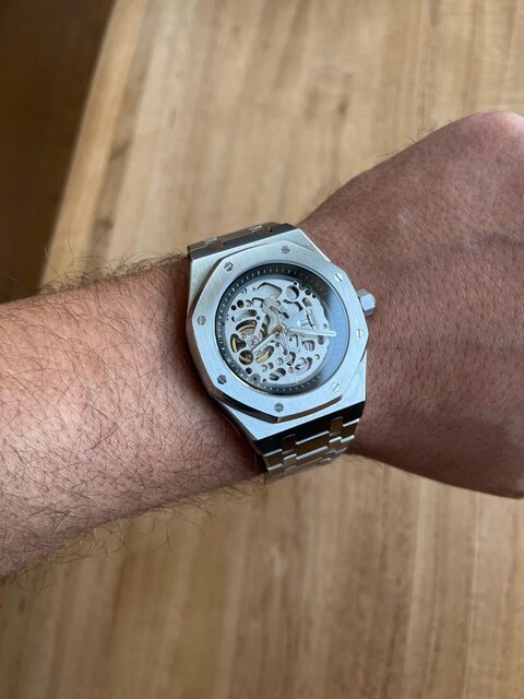 Seiko skeleton mod kol saati