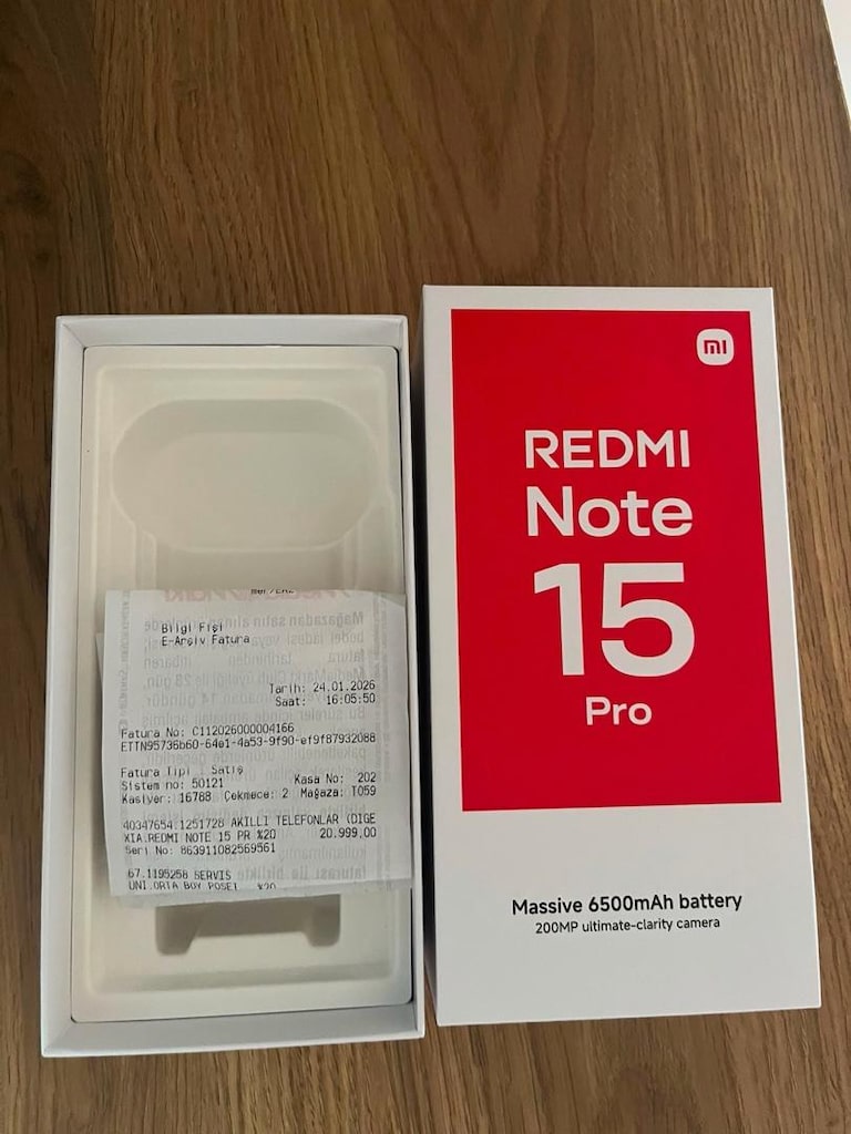 YURTDIŞI FİYATINA Xiaomi Redmi Note 15 Pro 256 GB | Garantili