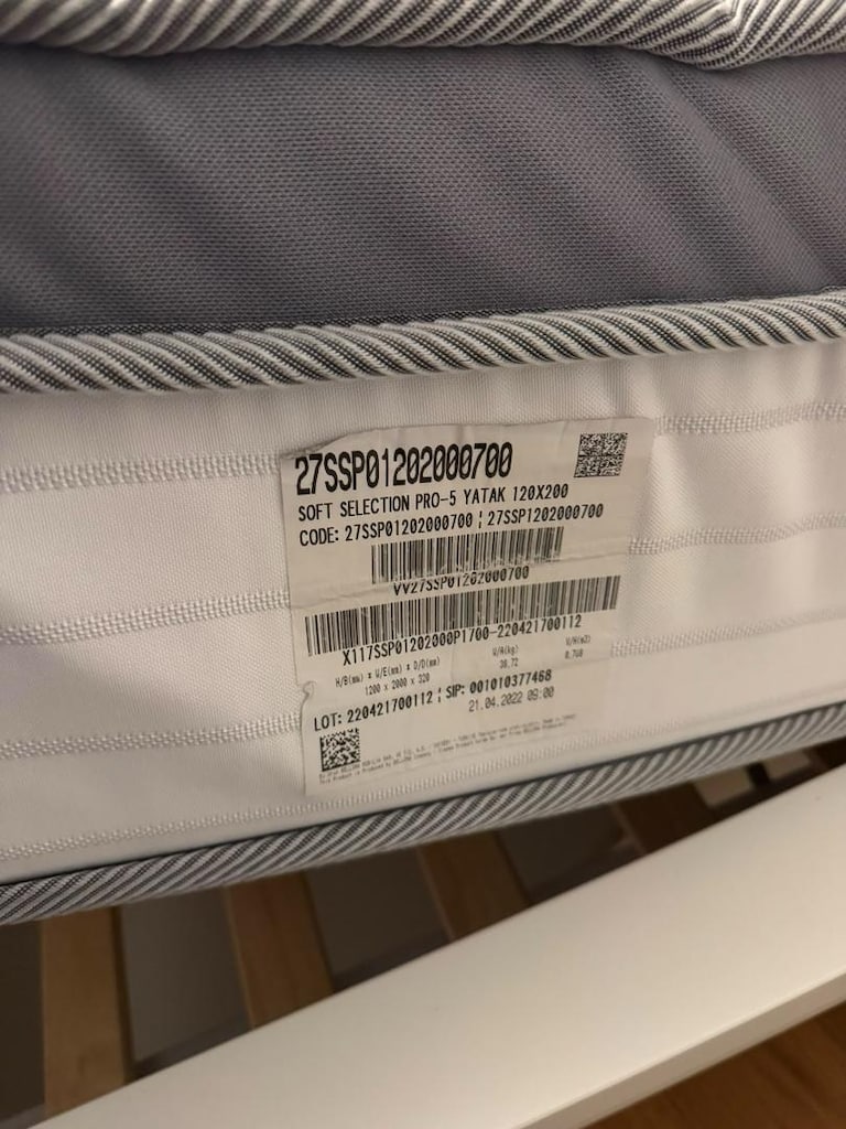 Ikea Karyola Baza 120x200 ve Bellona Yatak - 6