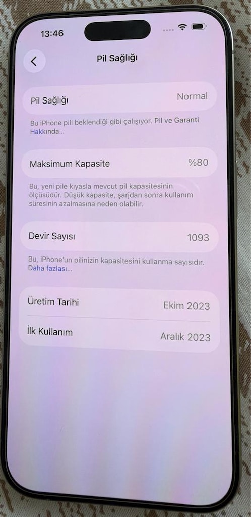 Iphone 15 Pro 128 GB Naturel - 10