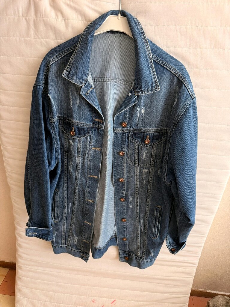 OVER SİZE KOT CEKET KADIN vintage, gotik