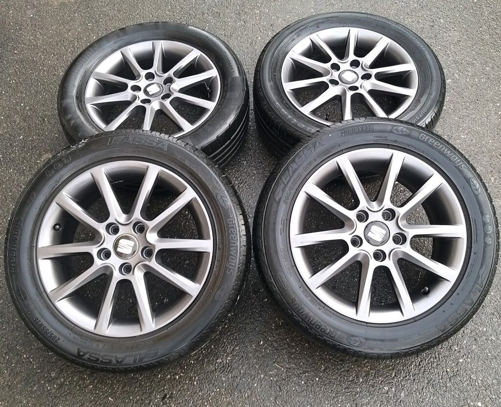 205 55 16 ORJİNAL JANT LASTİK TAKIMI SEAT JETTA CADDY GOLF AUDİ PASSAT - 6