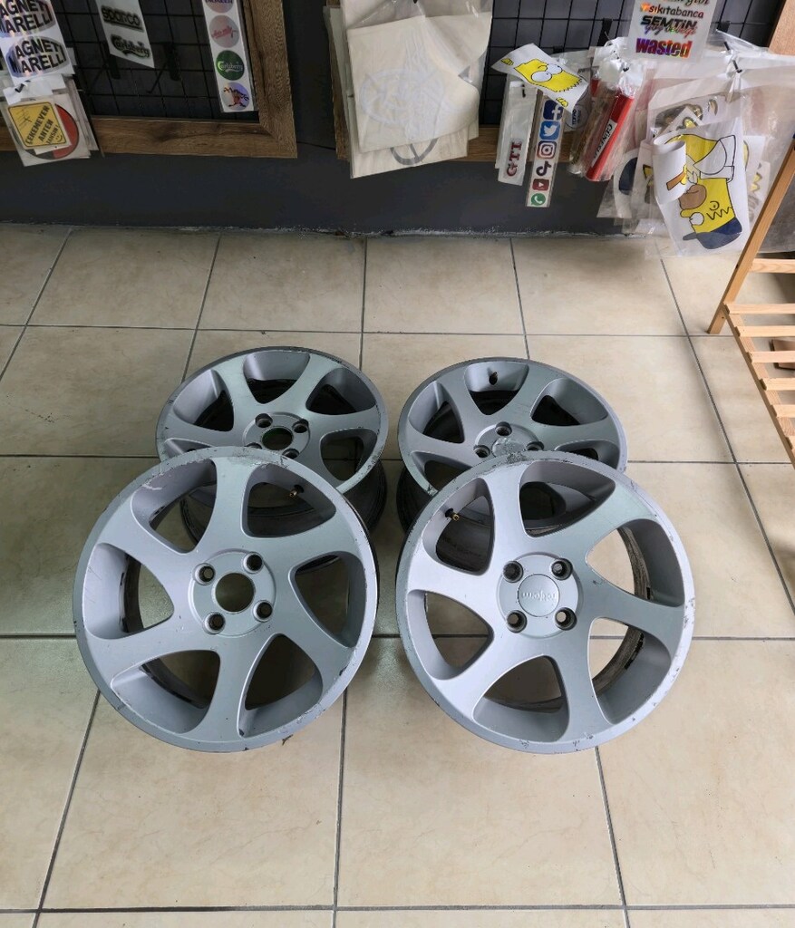15 inç 4x100 6 spoke retro alloy jant - 2