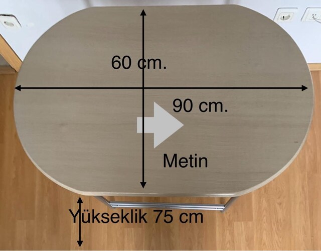 MASA, YEMEK VEYA ÇALIŞMA MASASI