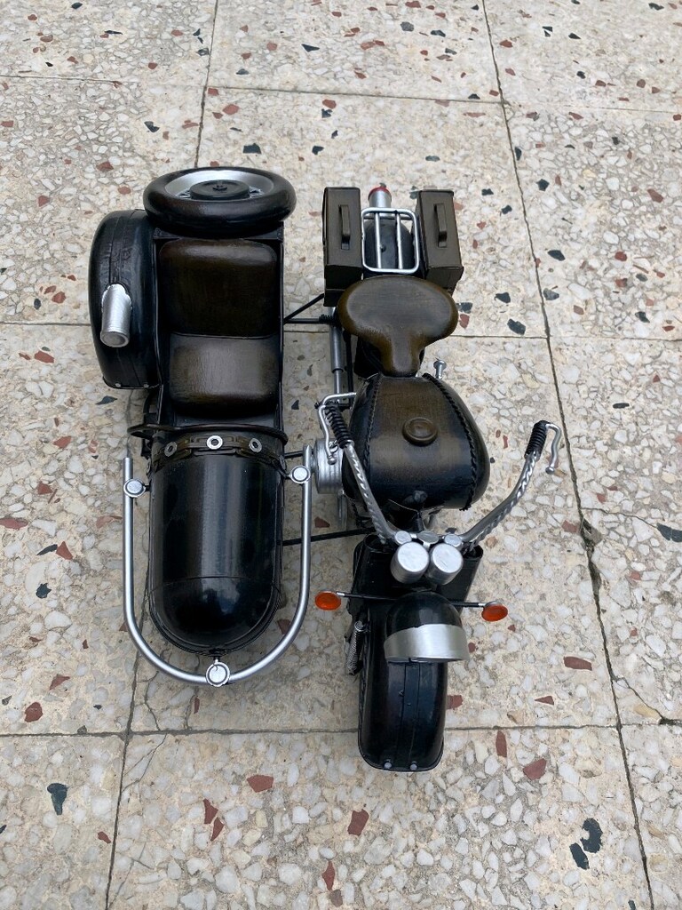 YENİ SEPETLİ METALİK MOTOR 32 cm uzunlukta - 8