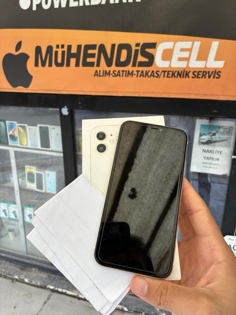 MÜHENDİSCELLDEN YURTİÇİ İPHONE 11 BEYAZ RENK PİL %100 - 5