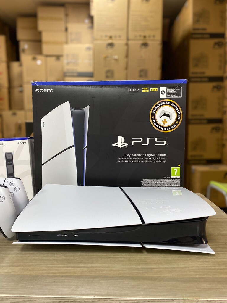 SIFIR AYARINDA PS5 SLİM DİGİTAL 825GB+ 2 ADET KOL+ ŞARJ İSTASYONU - 2