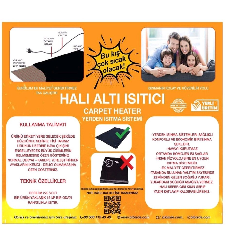 elektrikli halı altı ısıtıcı - 2