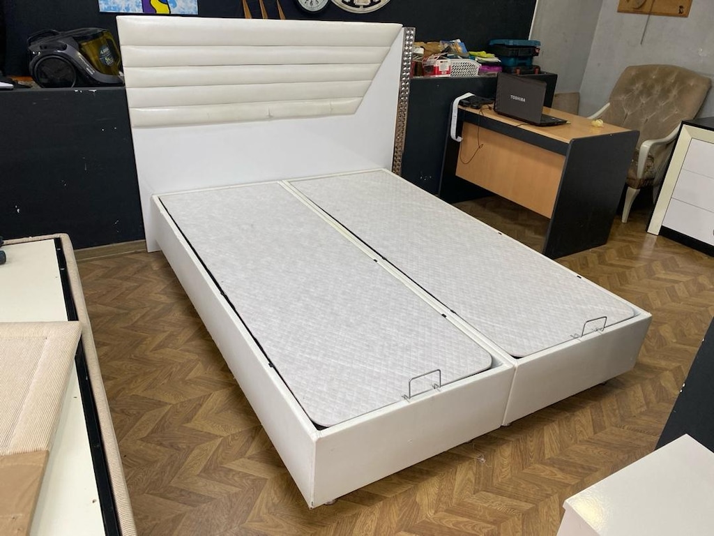160-200 CM BAZA BAŞLIK VE YATAK SORUNSUZ TEMİZDİR - 2