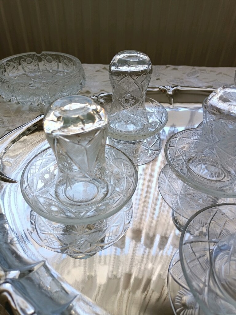 kristal çay bardağı - 6