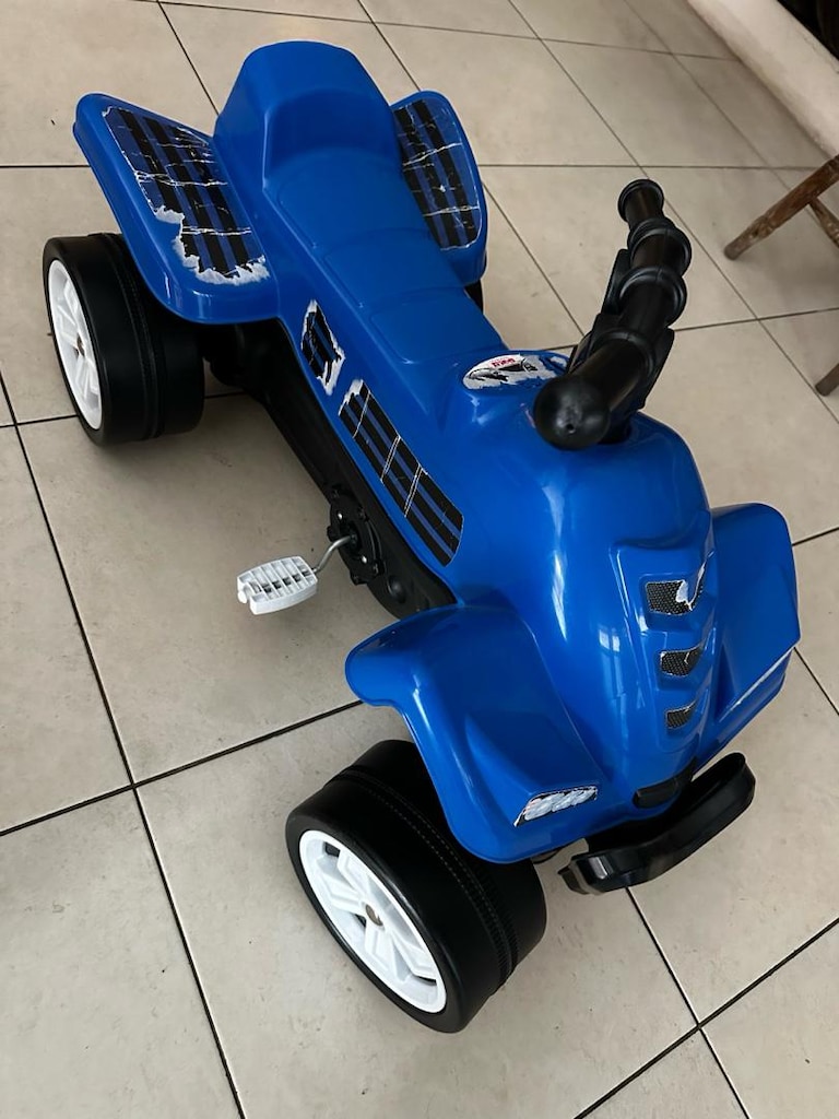 Mavi Pedallı Oyuncak Araba - 3
