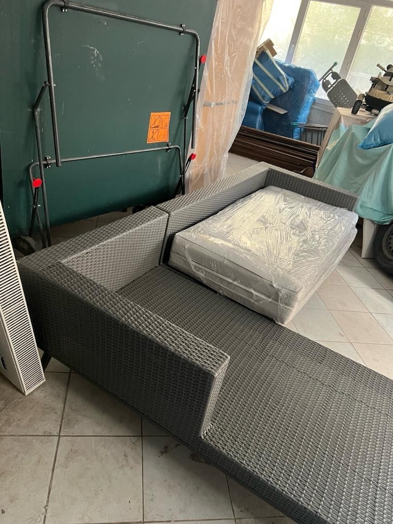 ÇOK TEMİZ IKEA MARKA SUYA DAYANIKLI KÖŞELİ BAHÇE TAKIMI - 8