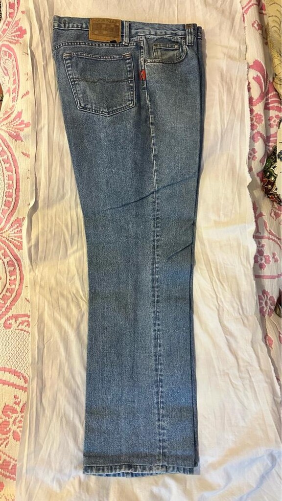 VINTAGE NAF NAF JEANS PANTOLON (W36 L34) - 7